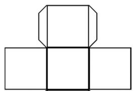 Как сделать объемный квадрат из бумаги своими руками поэтапно Куб из листа а4